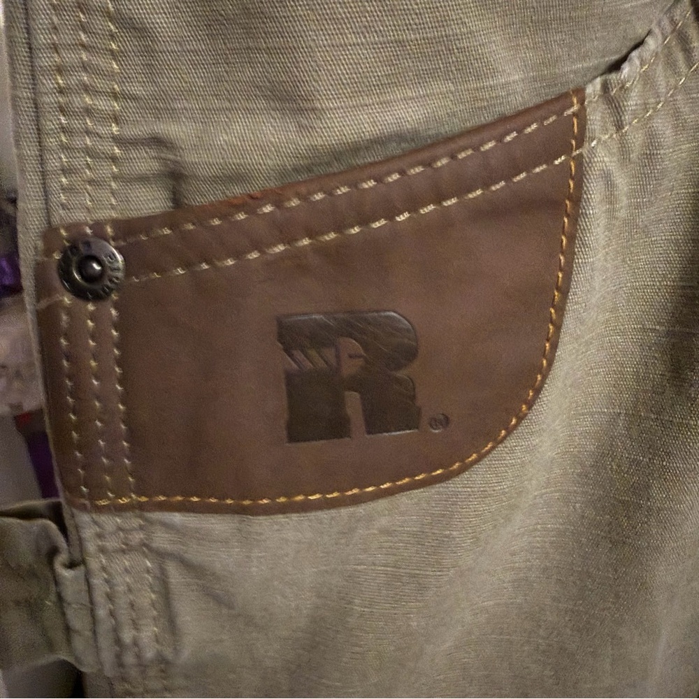 Wrangler Riggs Workwear Flannel Lined Cargo Pants Men’s 36x34 Khakis - Picture 5 of 7